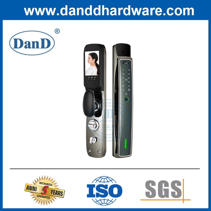 Biometric Unlock Smart Deadbolt Lock Front Door Smart Electronic Handleset for Apartment