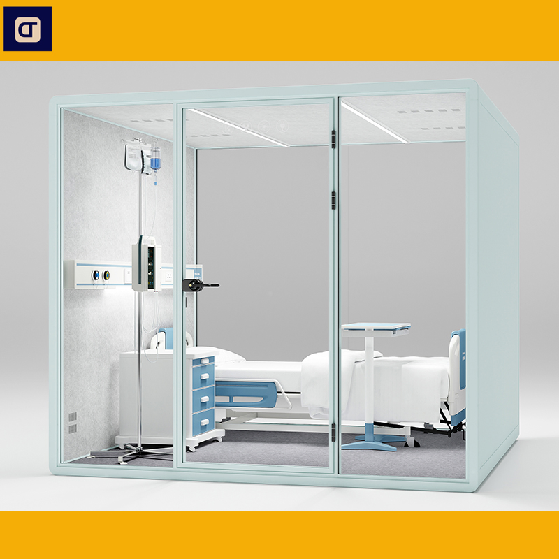 Custom High End Large Soundproof Office Phone Booth on Wheels