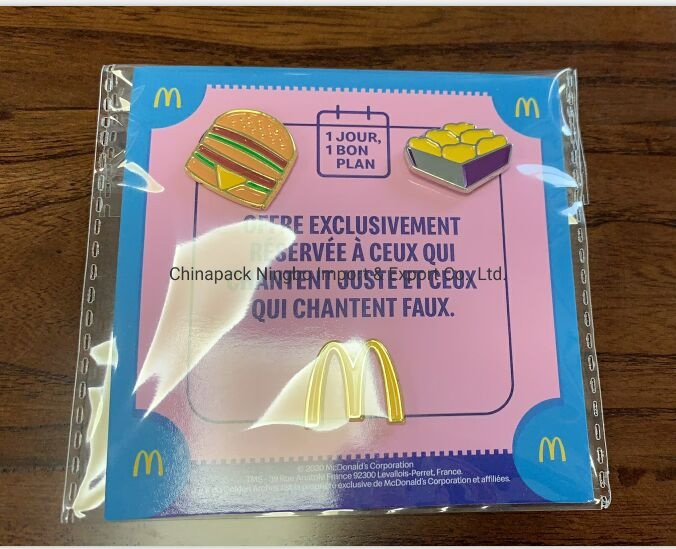 Mcd Metal Pin Set for Different Shape