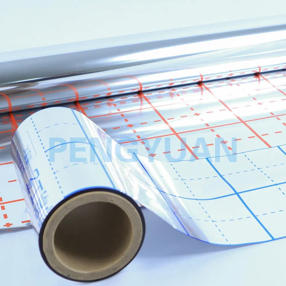 Metallized Polyester Film Laminating Film Pet Floor Heating Reflective Film Aluminum Floor Heating Reflective Film