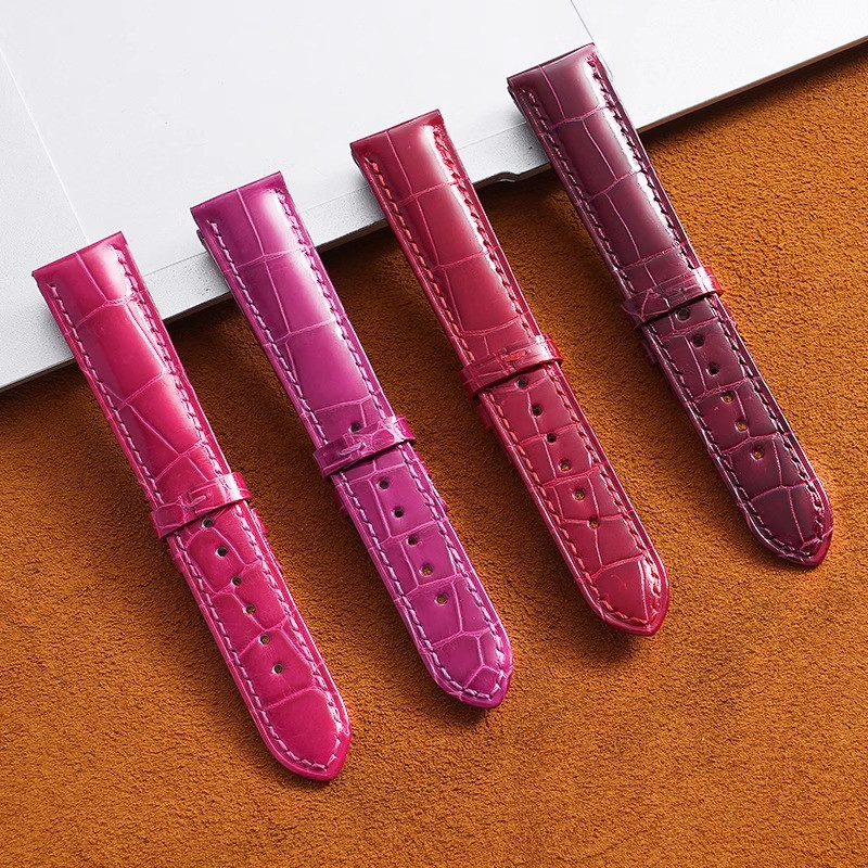 RC109 Designer Men Luxury Brand Smart Apple Watch Straps Women's Real Alligator Genuine Leather Luxury Strap