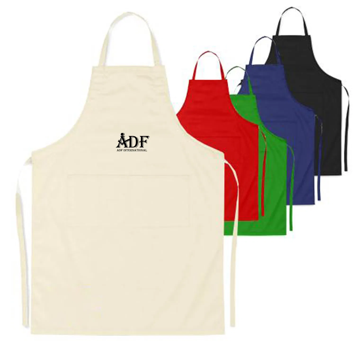 100% Cotton White Kitchen Apron Painting Apron for Kids