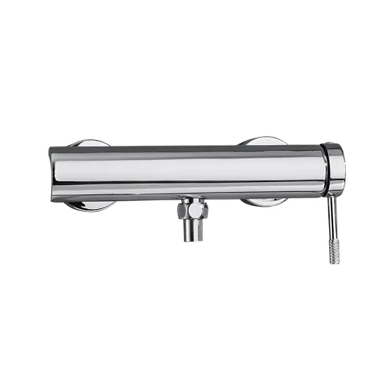 Настенная душевая лейка из латуни с термометром