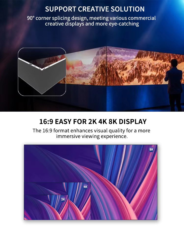 Внутренний LED-экран P1.86 P2.5, 4K