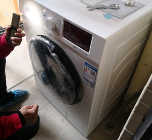 Washer and Dryer 10kg White Cabinet Combi Washing machine