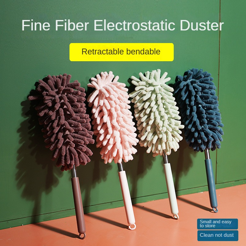 Mini Bendable Chenille Duster for Household and Car Cleaning