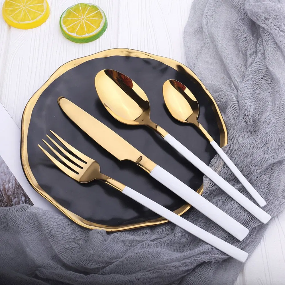 Luxury High-End Wedding Hotel Stainless Steel Cutlery Western Tableware Cutlery