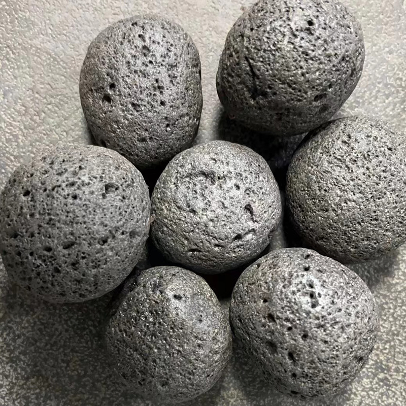 Hainan Black/Grey Basalt Bluestone Volcanic/Lava Stone for Chairs/Flagstone/Tumbled Cobbles/Balls/Bench Stone Furniture