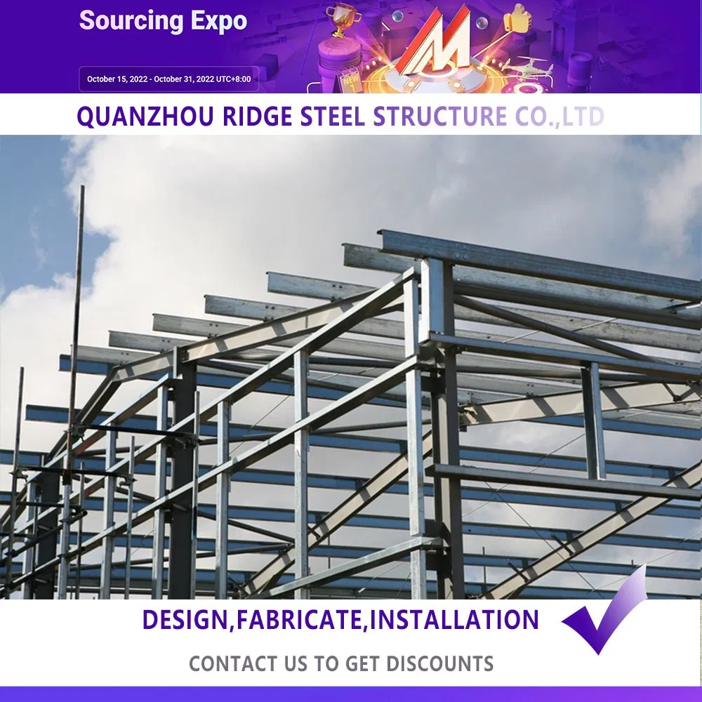 Professional Manufacturer Economical SGS BV CE Prefabricated Steel Structure