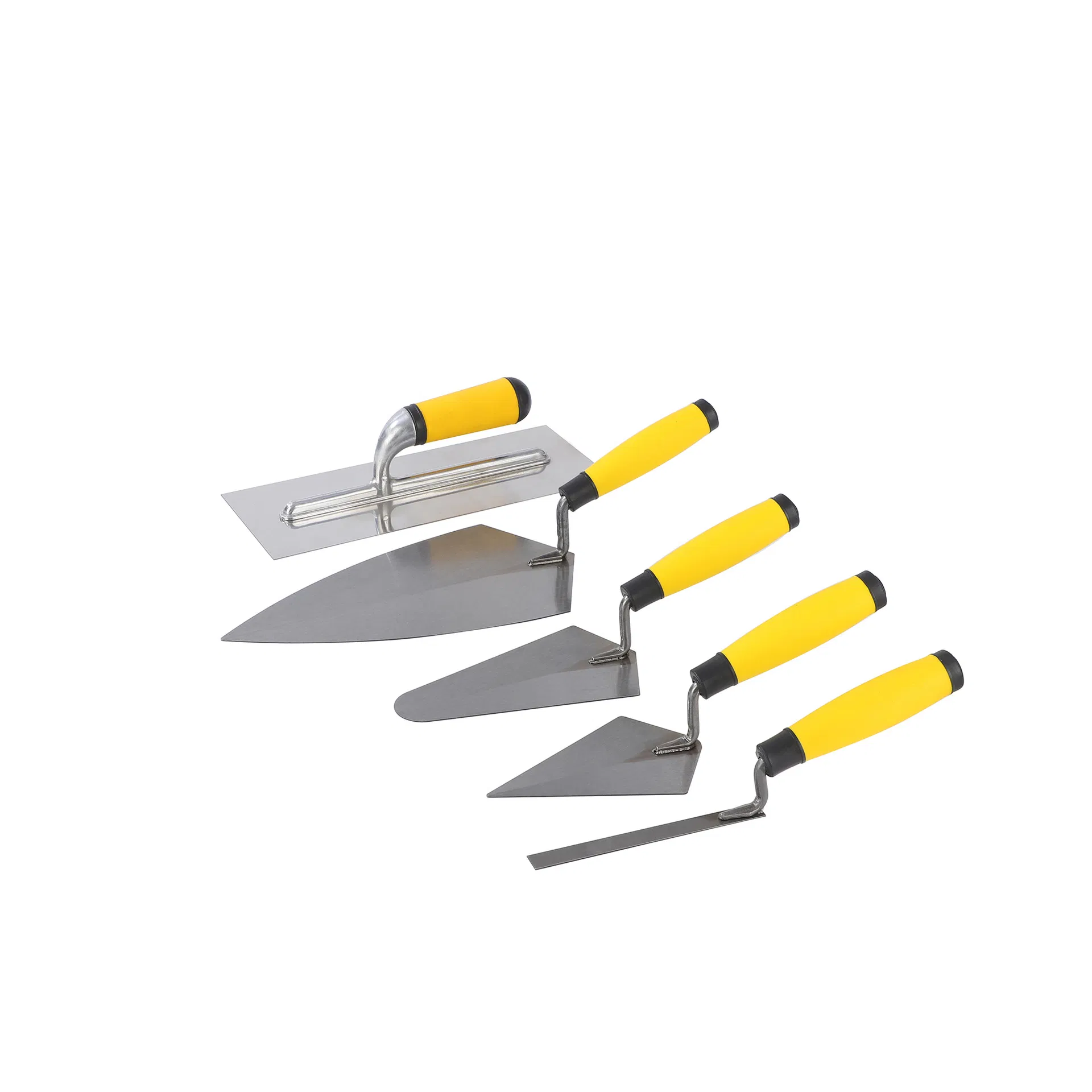 Painted Polishing Rounded - Edge Creative Plastering Trowel with Stainless Steel Hand Tool