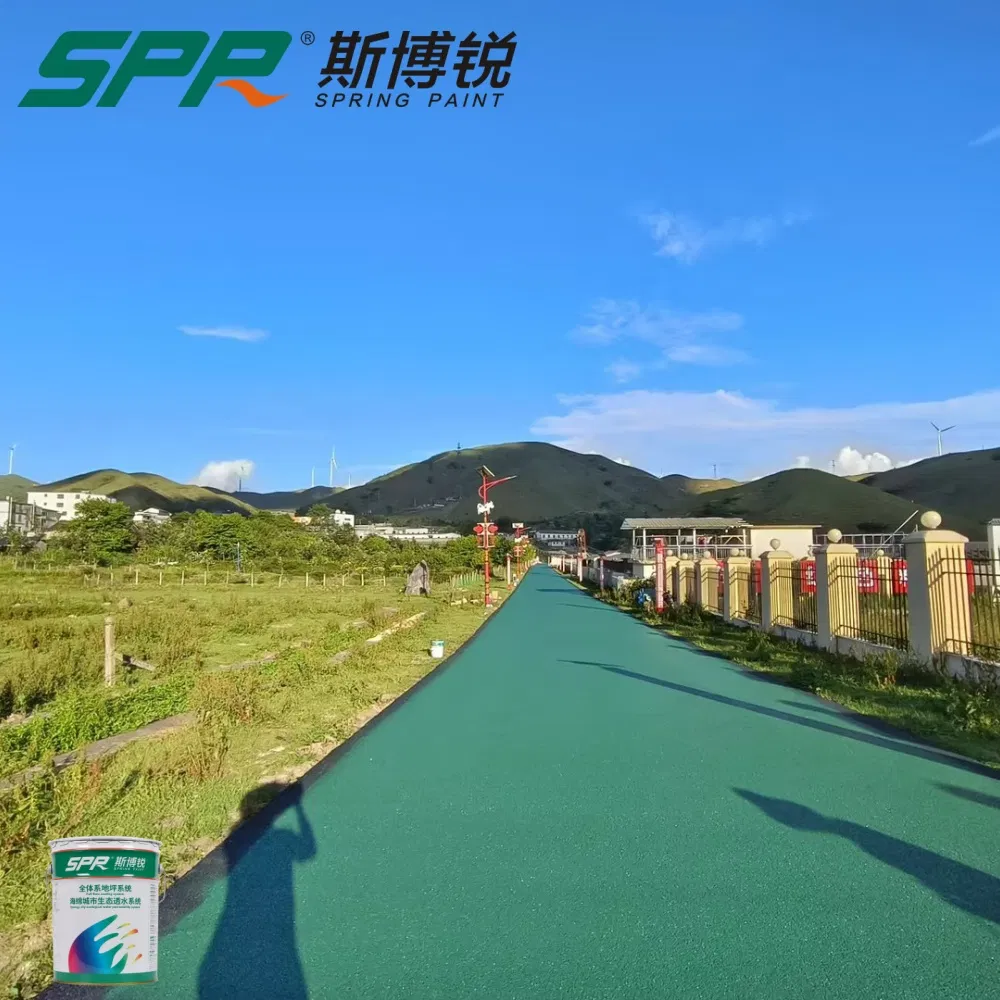 High-Adhesion Asphalt Pavement Color-Changing Floor for Riverfront Renovation