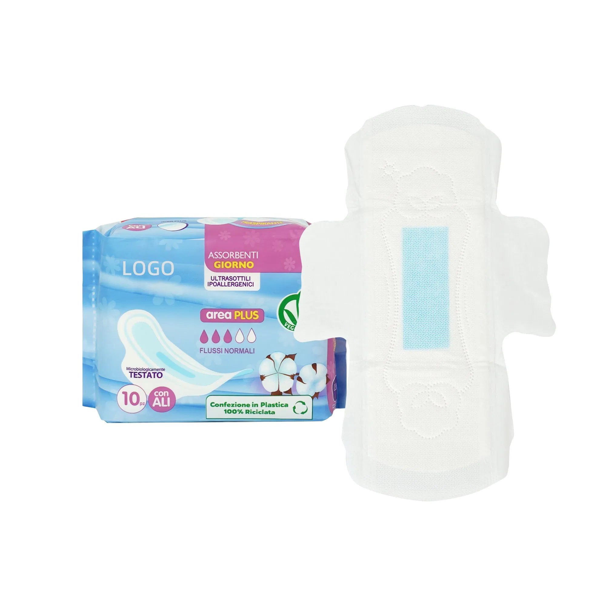 Wholesale Day Use Period Sanitary Napkin Organic Sanitary Pad for Women