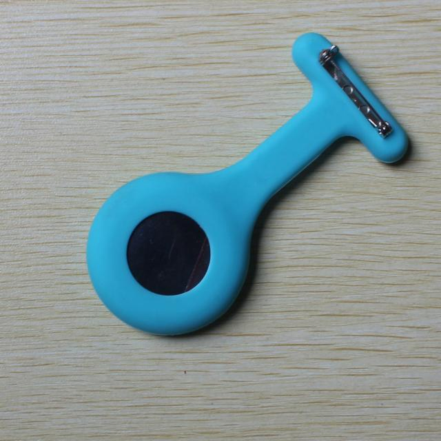 Custom Logo Pocket Watch Portable Silicone Digital Clip-on Silicone Pocket Nurse Watch