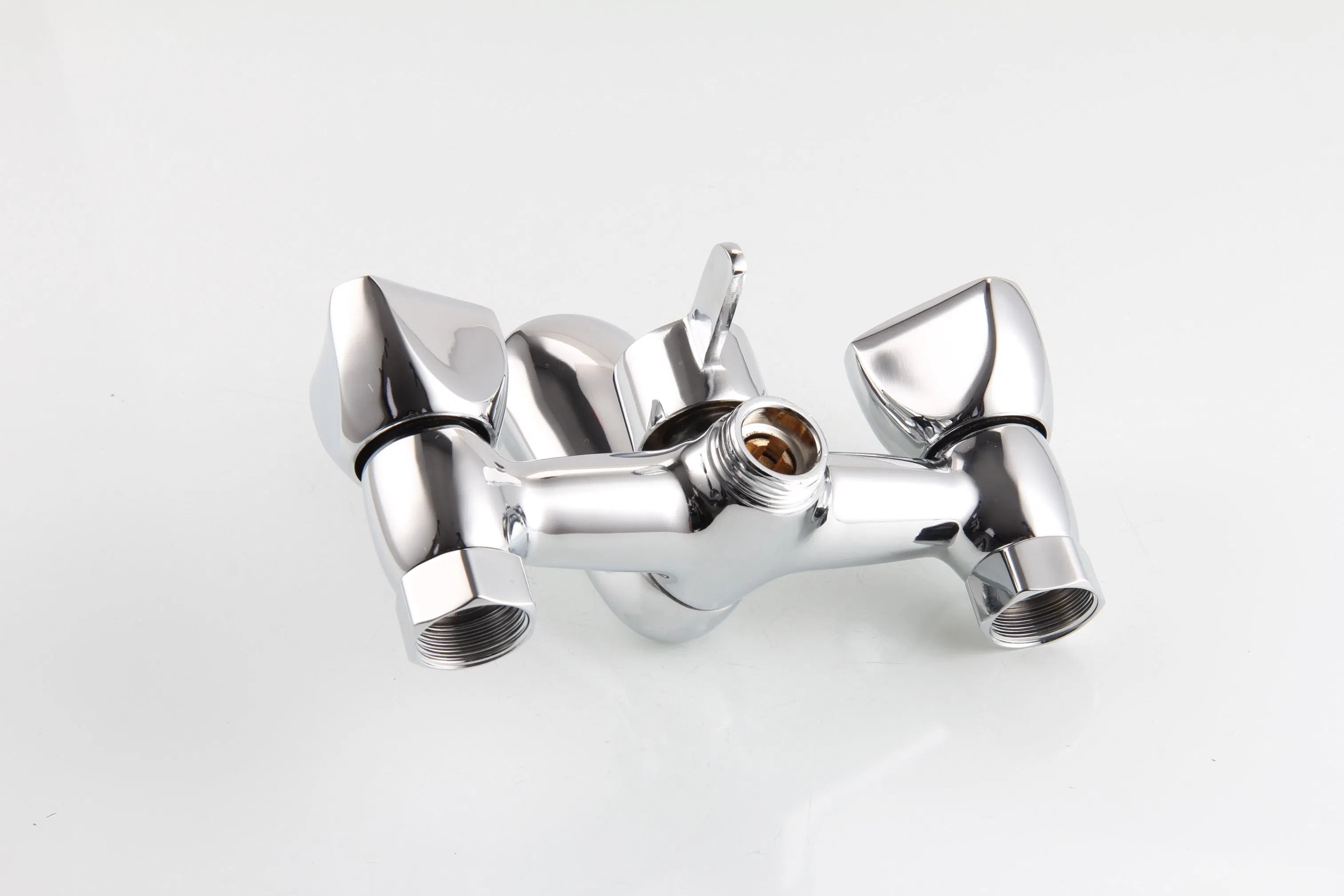 Double Handle Brass Bath Shower Mixer