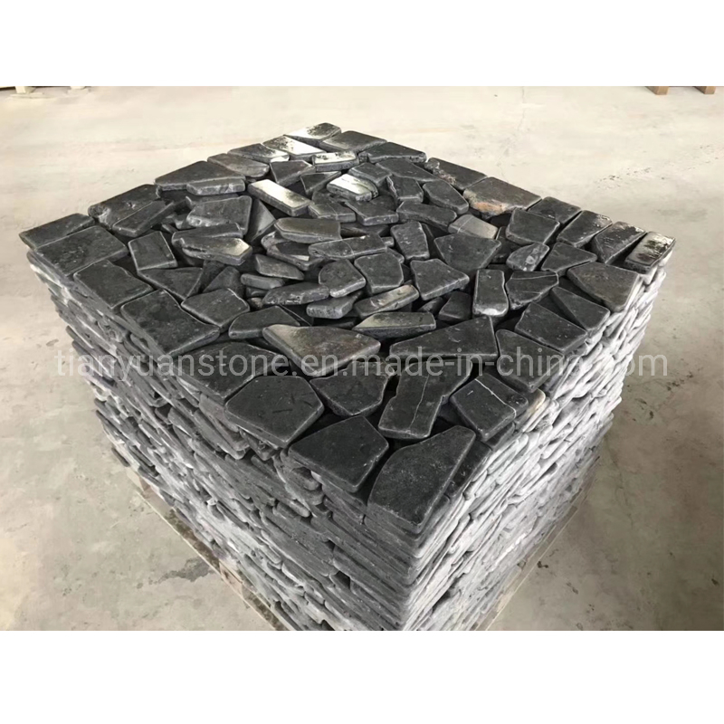 Tumbled Bluestone Blue Limestone for Kerbstone/Flooring/Paving/Wall