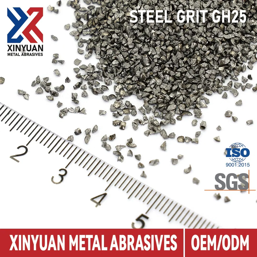High Hardness Cast Steel Grit for Blasting and Descaling – Gp/Gl/Gh Grades, Factory Direct Supply