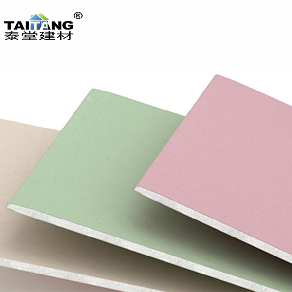 Drywall Waterproof Gypsum Board Panneau Gypse Vert