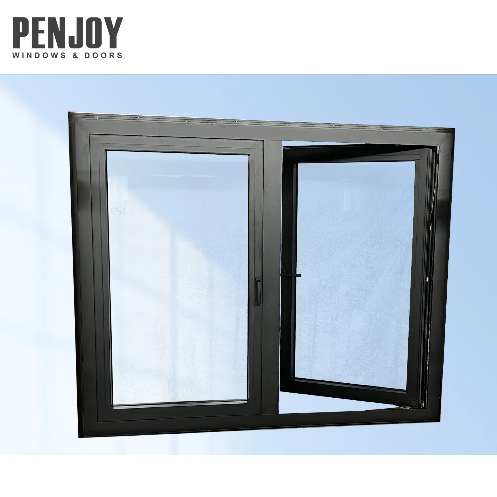 Aluminum Double Pane Windows Outward Swing Window Aluminum for House