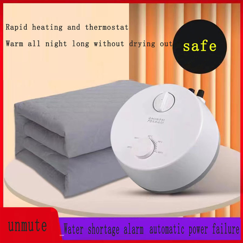 1688 China Waterproof Electric Heating Blanket Built-in Control Heating Pad Water Warming Heated Blanket