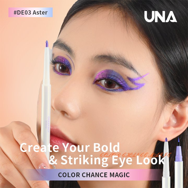 Multichrome Eye Makeup Glue High Pigmented Waterproof Long Lasting Chameleon Eyeliner Gel Pencil