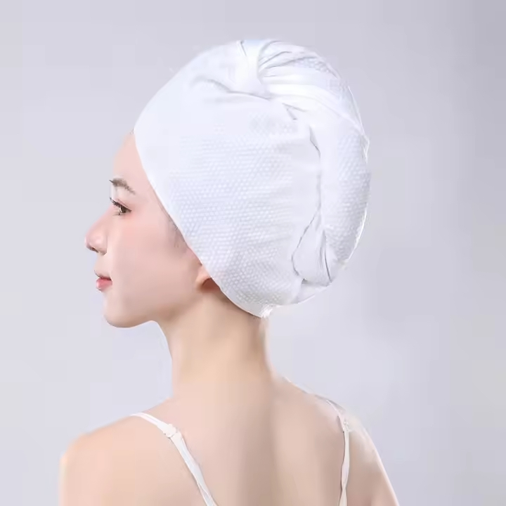 Disposable Hair Drying Cap Nonwoven Head Wrap Hair for Travel
