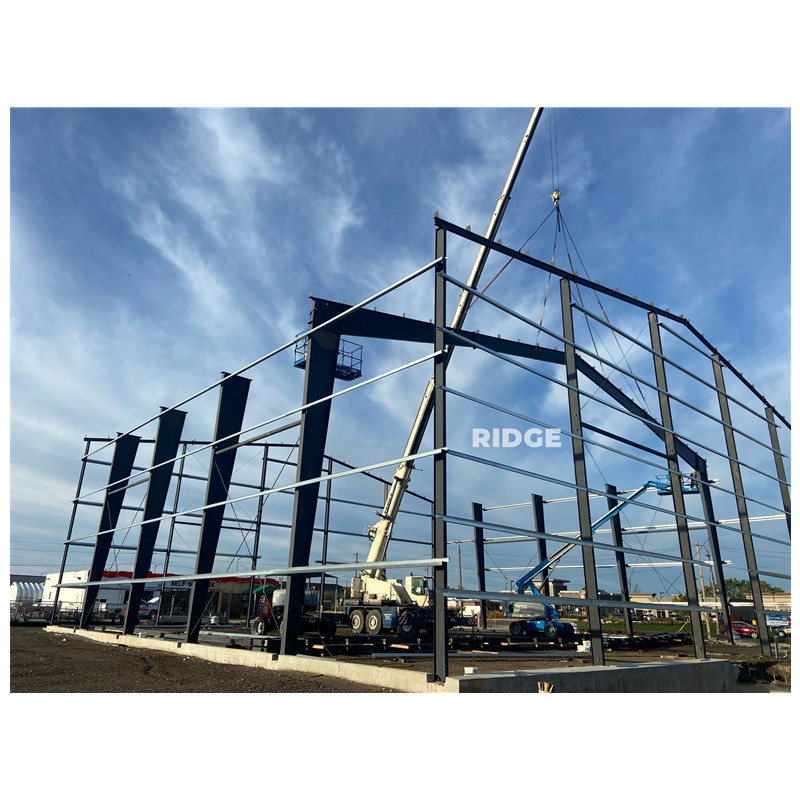 Quality Assurance Prefab Steel Structure Farm Storage Warehouse Galvanized Construction