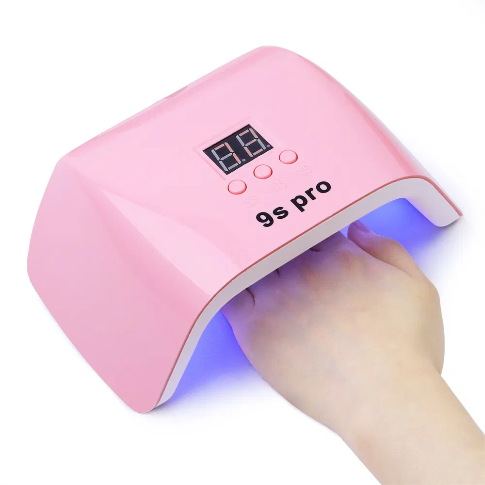 120W High-Power Smart Nail Lamp Professional UV LED Solar Nail Drying Lamp Nail Polish Baking Lamp Mini Nail Lamp Nail Polish Curing Gel LED Nail Dryer