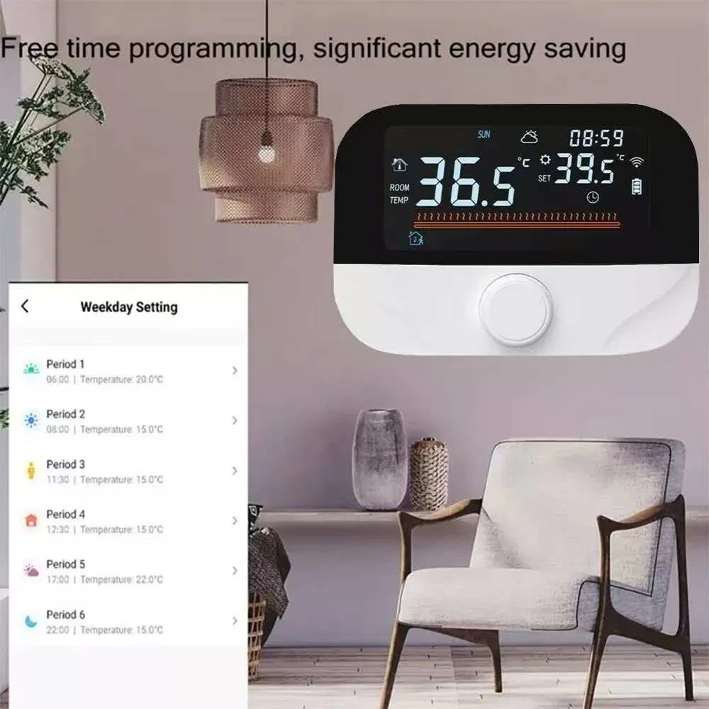 Термостат для теплого пола и котла Tuya WiFi