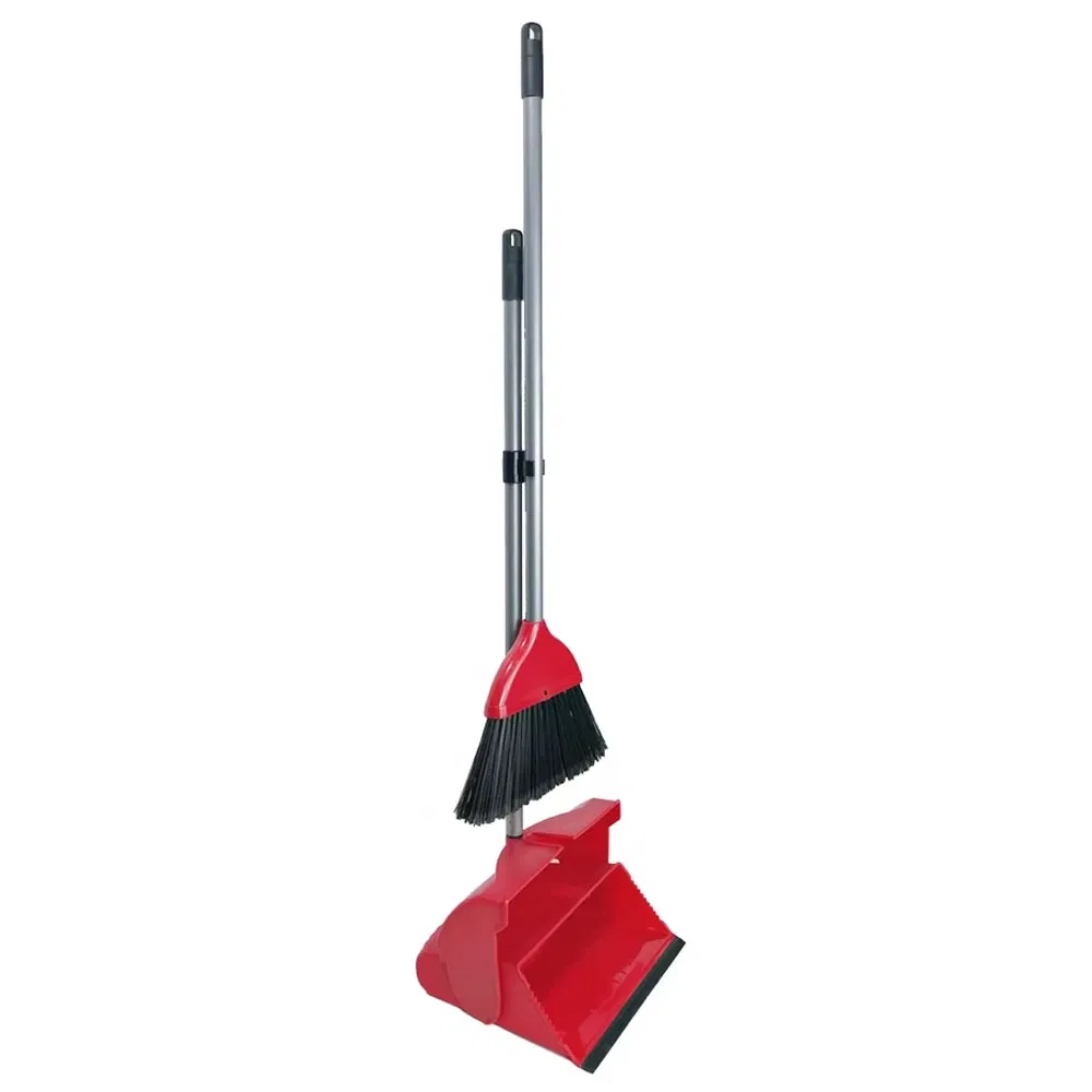 30cm Commercial Cleaning Windproof Upright Broom and Dustpan Set