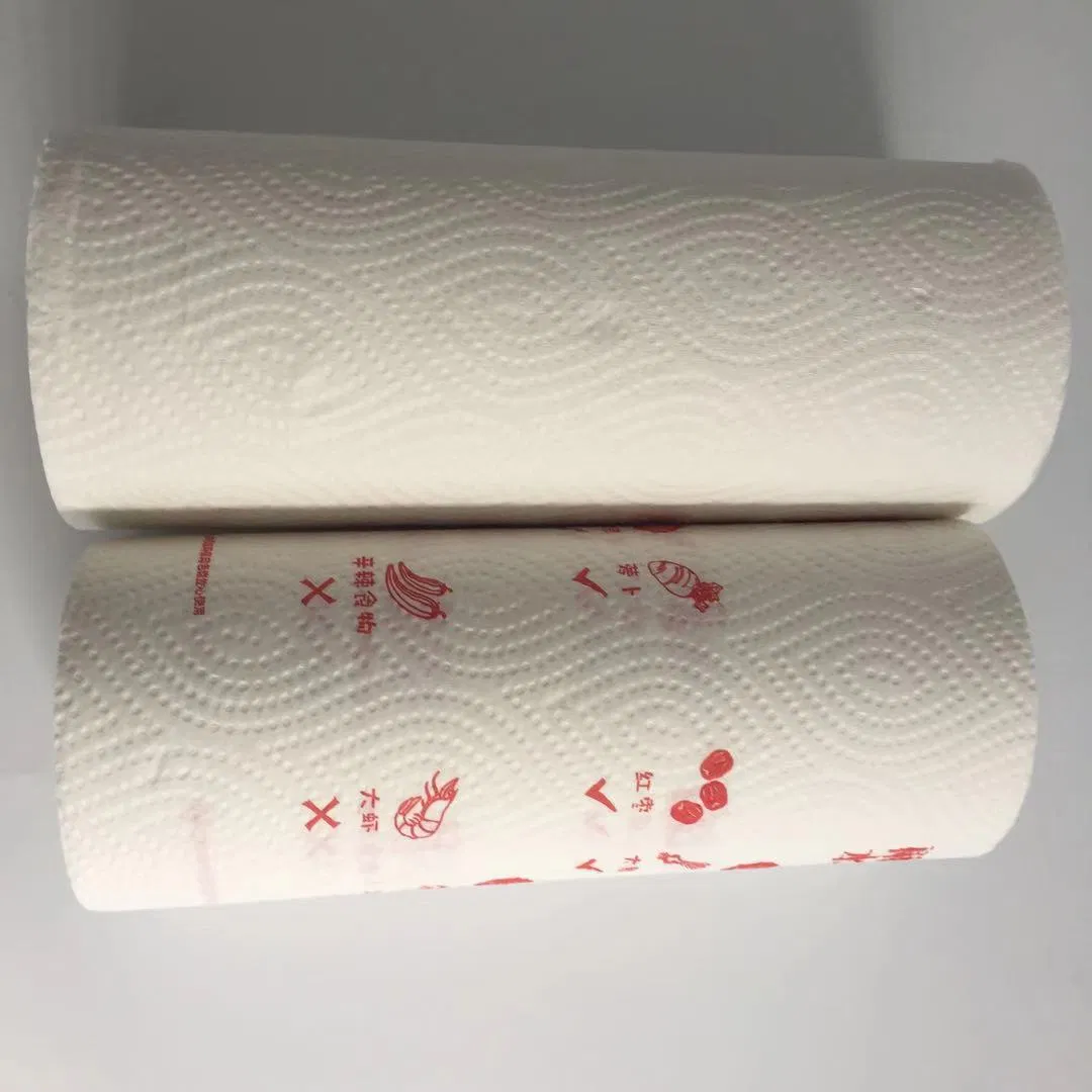 Ulive Good Absorbent 90s White 2ply Embossed Disposable Kitchen Paper Towel