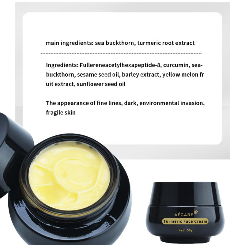 Anti-Inflammatory Anti-Acne Anti-Oxidant Brighten Skin Tone Turmeric Face Cream Israel Face Cream