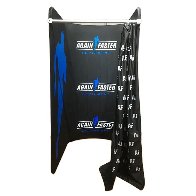 Clothing Store Custom Aluminum Frame Luxury Portable Temporary Mobile Fitting Room