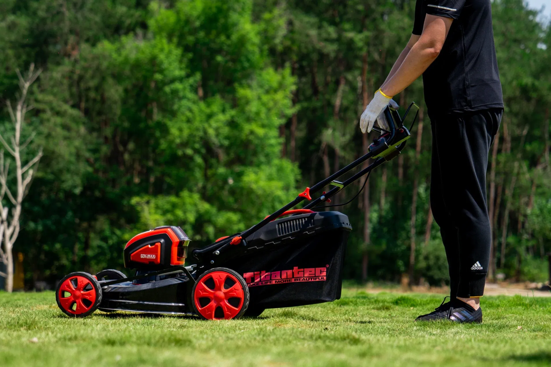 Garden New Power 60V Battery Self-Propelled Lawnmower