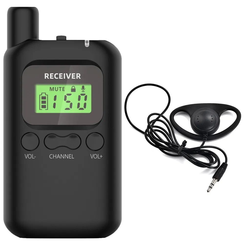 8210r Cost-Effective Receiver Wireless Whisper Tour Guide System Simultaneous Translation