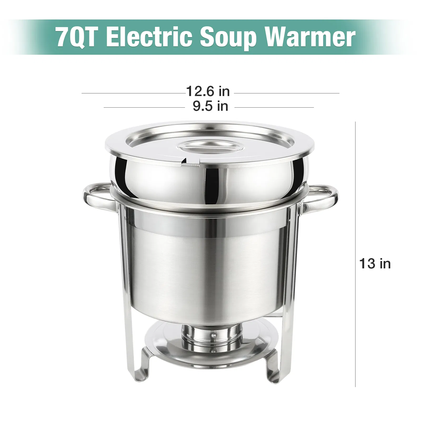 Buffet Server Commercial Small 7L 11L Chafer for Soup Warmer Soup Chafer Dish
