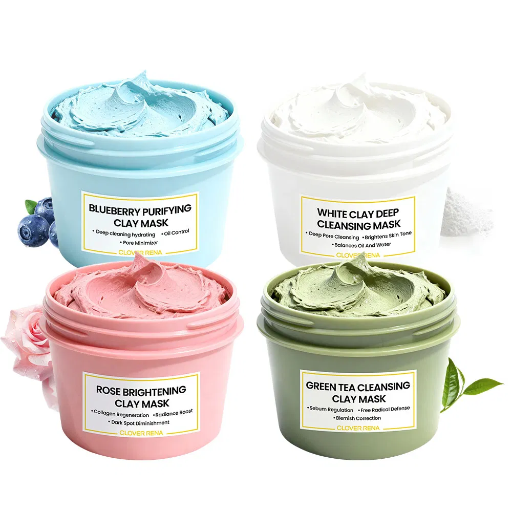 Private Label OEM Black Dead Sea Mud Mask Pore Cleansing Facial Mask Moisturizing Black Mud Clay Musk