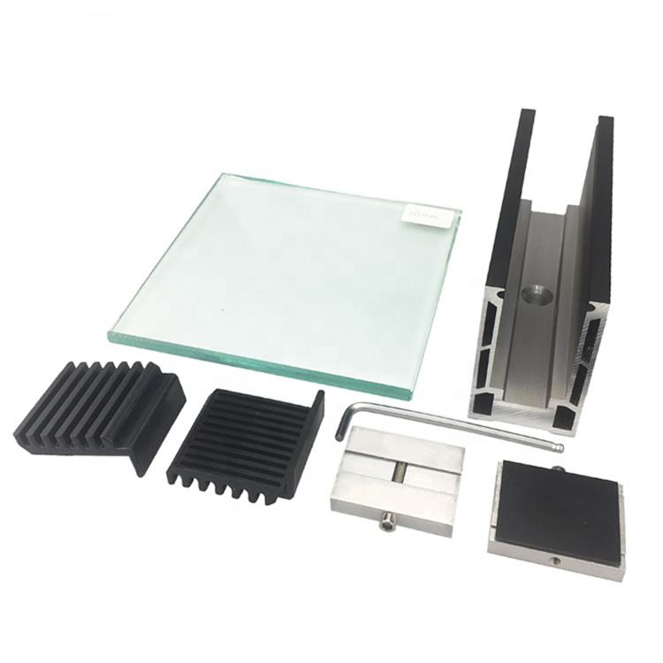 Balustrade System U-Channel for Glass Railing U Channel Railing 10-22mm Glass