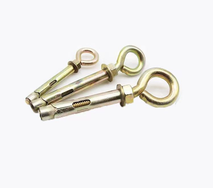 5/8*12" Sheep Hook Eye Expansion Bolt for Fastening Bolt and Hardware Fastener Nut Bolt Stainless Steel Through Bolt Two Head Bolt Steel Screw Bolt Nut Bolt