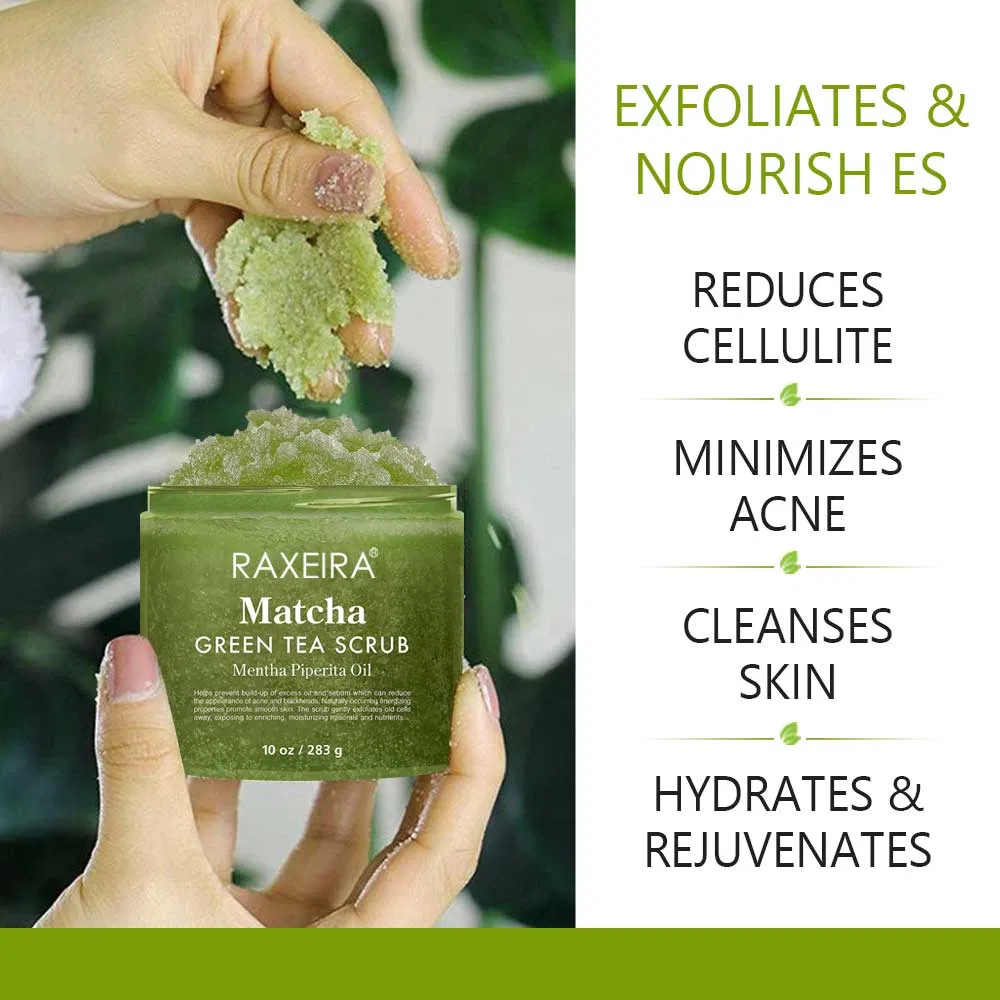 Exfoliating and Multifunctional Nourishing Facial & Skin Green Tea Body Scrub