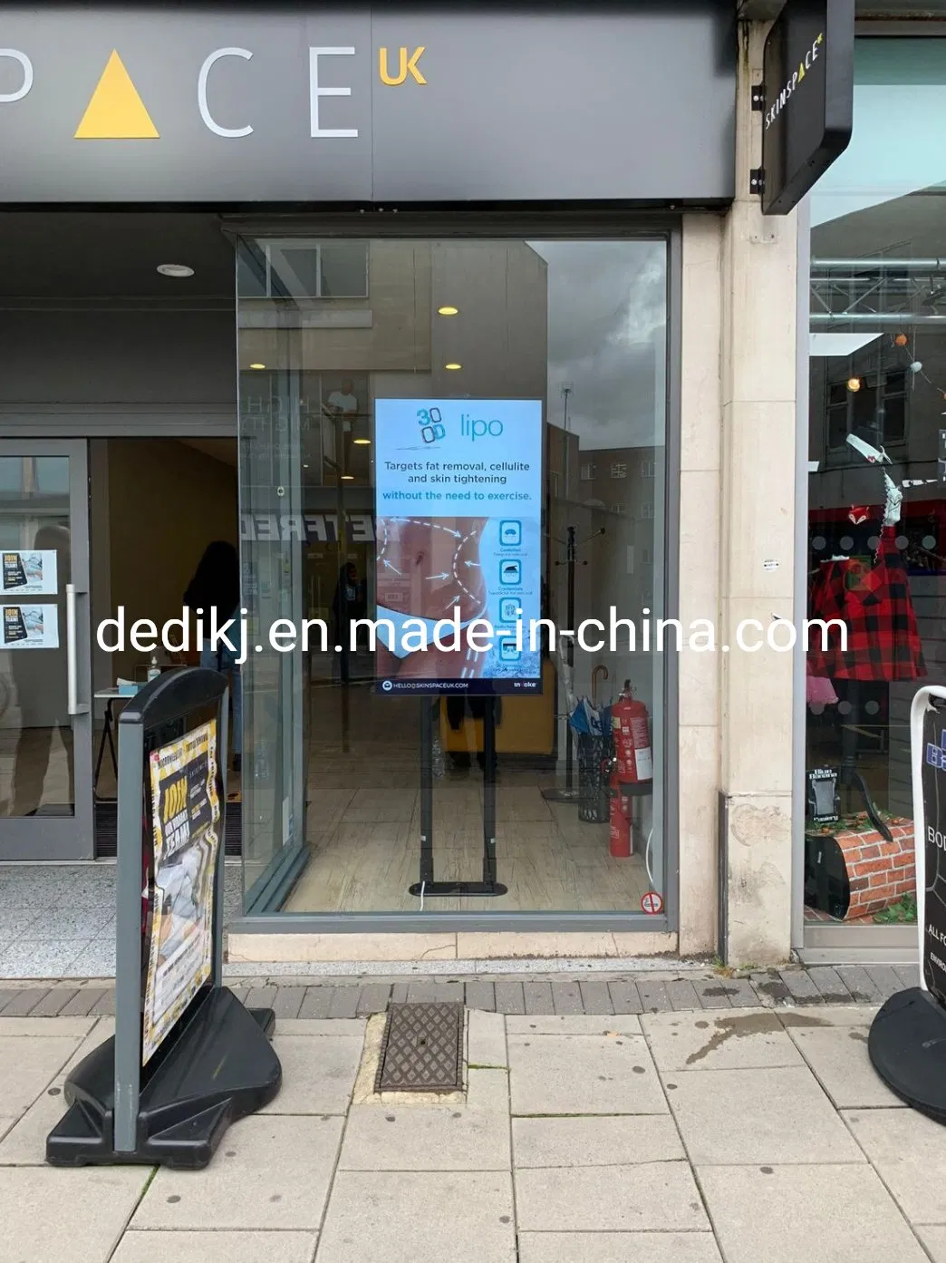 55 Inch High Brightness Indoor Marketing Advertising Display Android LCD Product Displays Shop Window Digital Signage