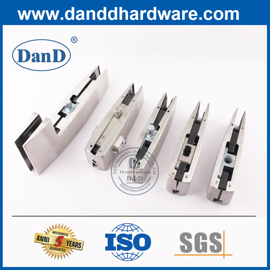 10mm Office Aluminum Security Patch Lock Fitting for Glass Door