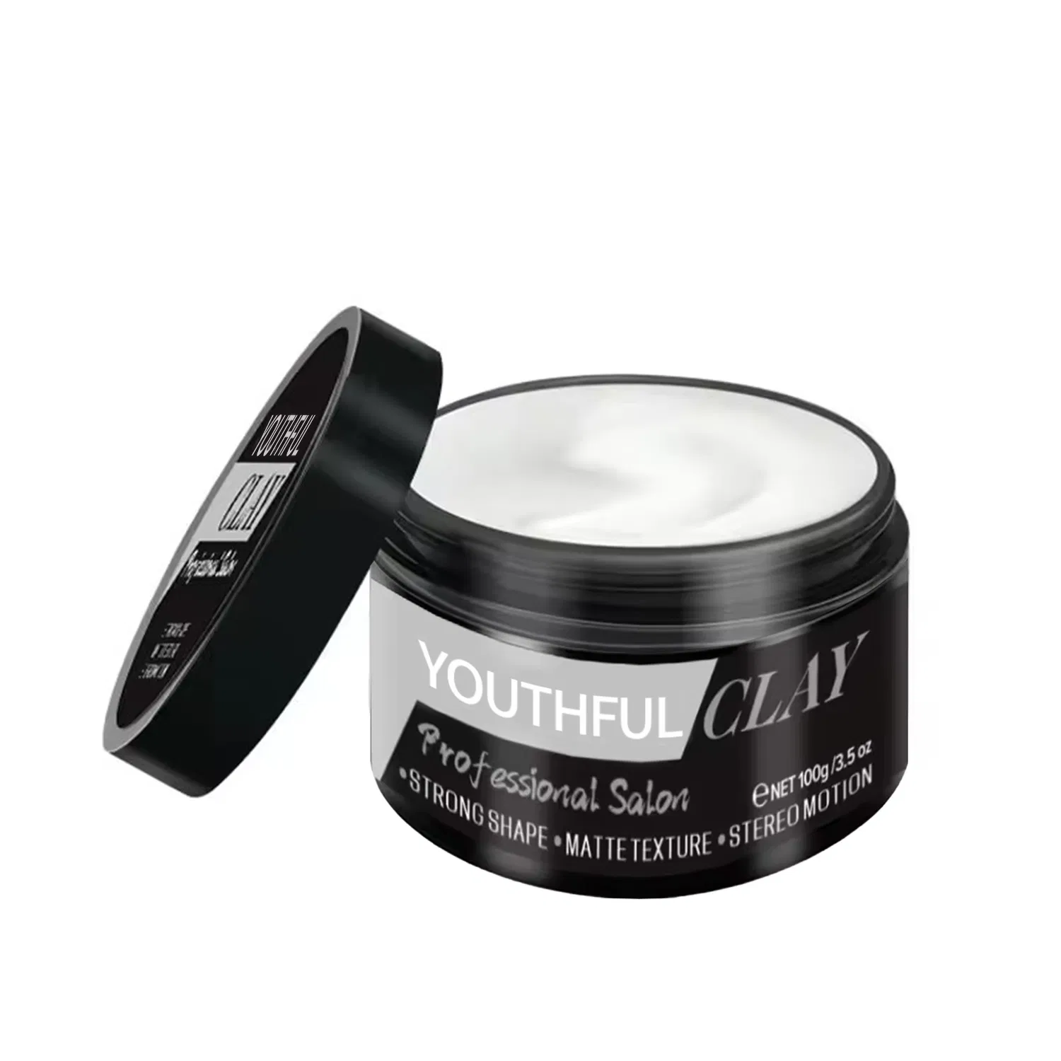 Mens Strong Hold Hair Styling Pomade Paste Clay Mud Cream Wax