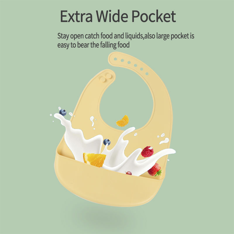 Price BPA Free Adjustable Waterproof Silicone Baby Feeding Bibs for Babies Feeding