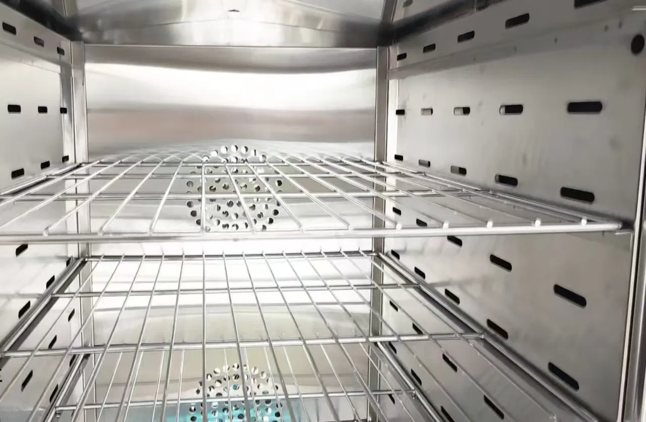 Mobile Electric Food Warmer Cabinet with Wheels 304 Stainless Steel