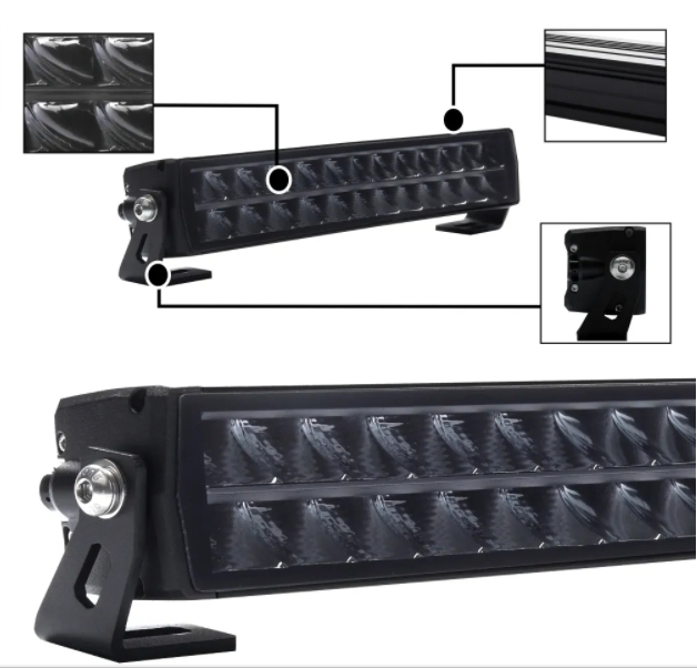 180W Double Row Light Bar, IP68, ECE R112 Approved for Road Use