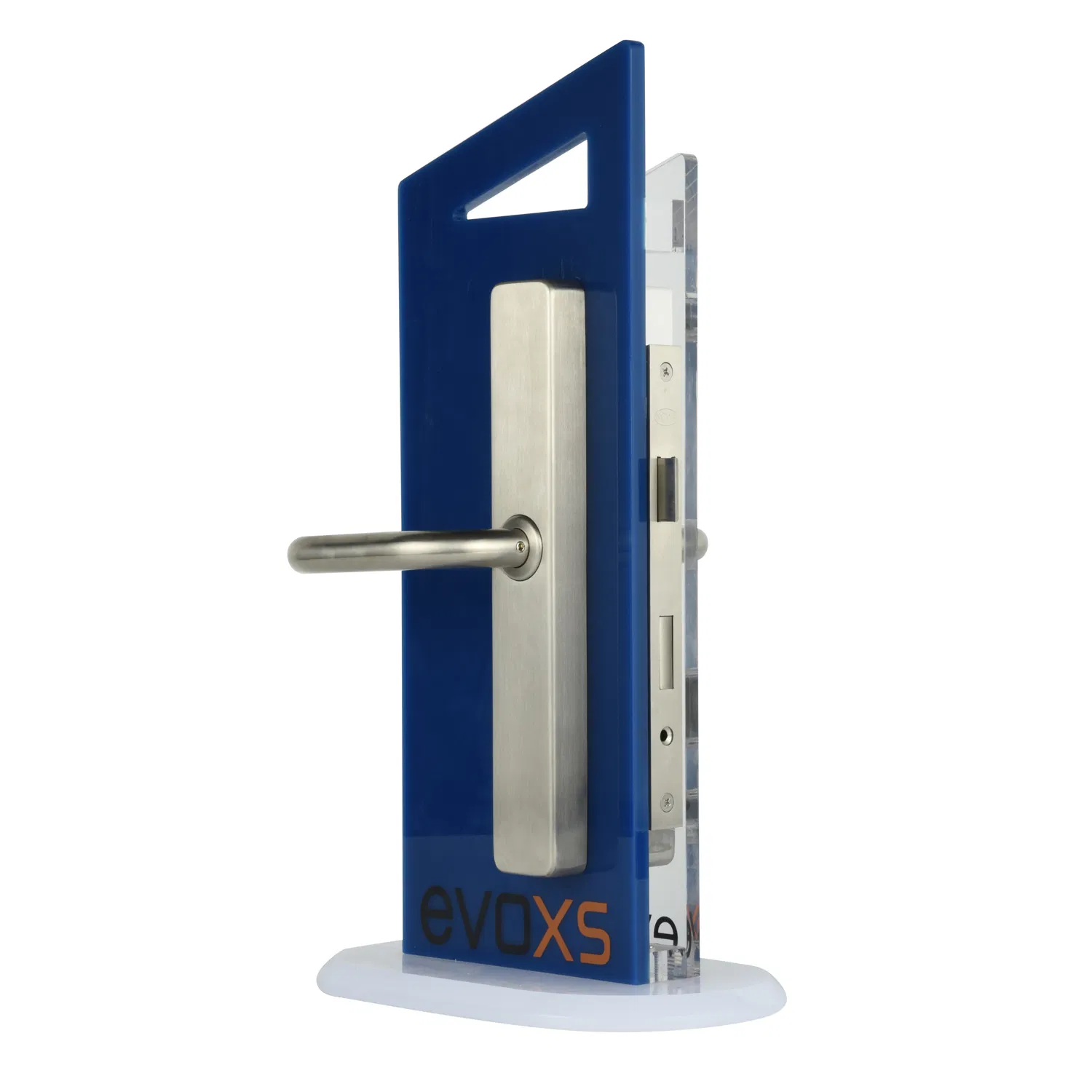 Narrow European Smart Electronic Handle Lock for Hotel and Office