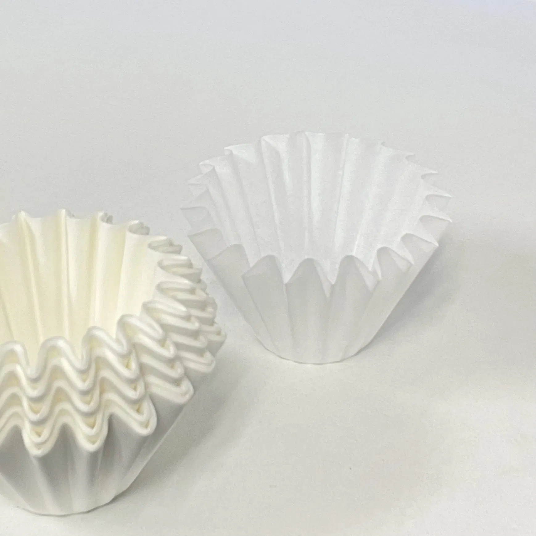 China Manufacturer Unbleached Brown Color Basket Bowl Paper Coffee Filter for Commercial Brewer Coffee Maker