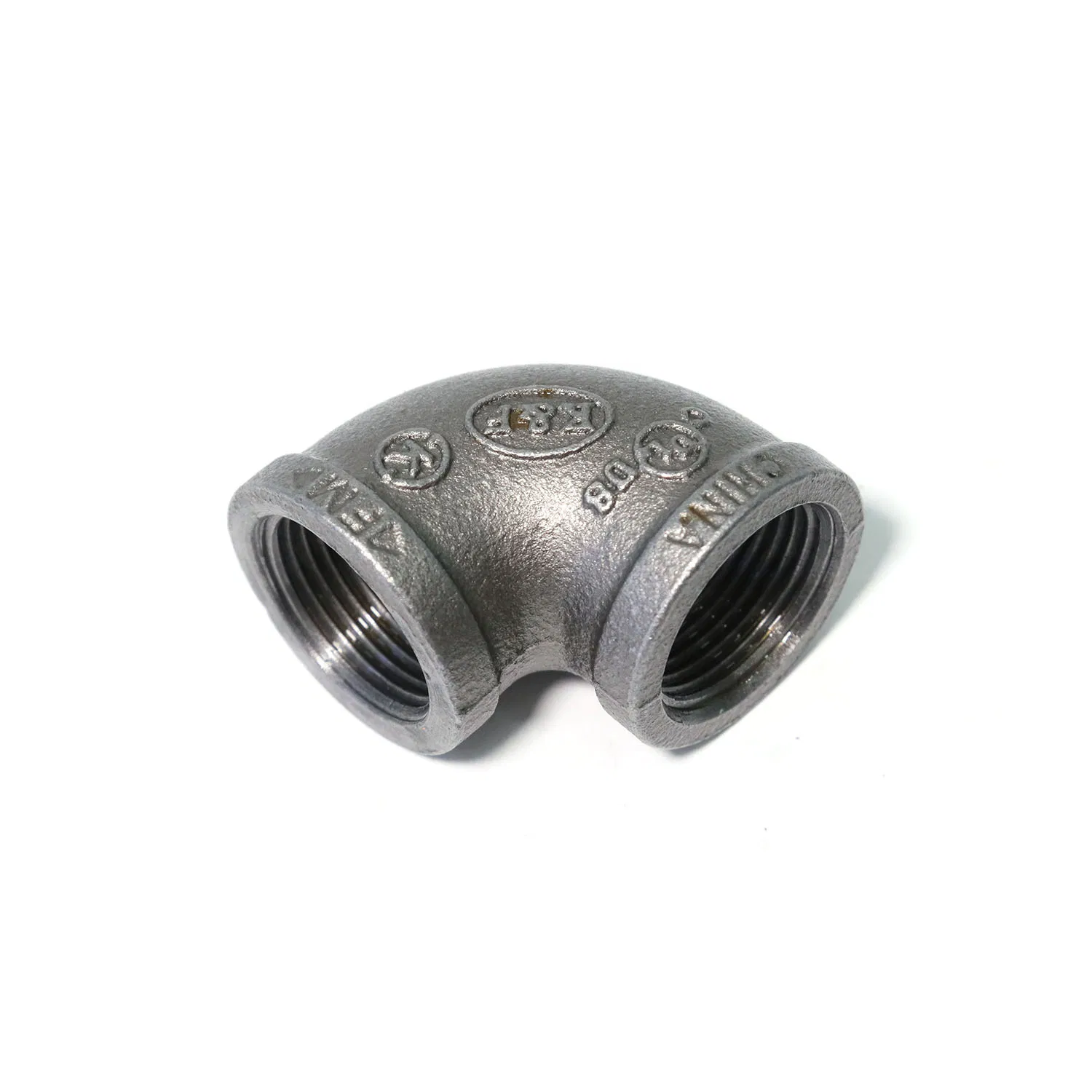 Kanaifu BSPT Black Malleable Iron Elbow Pipe Fitting for Fire Fighting with FM UL