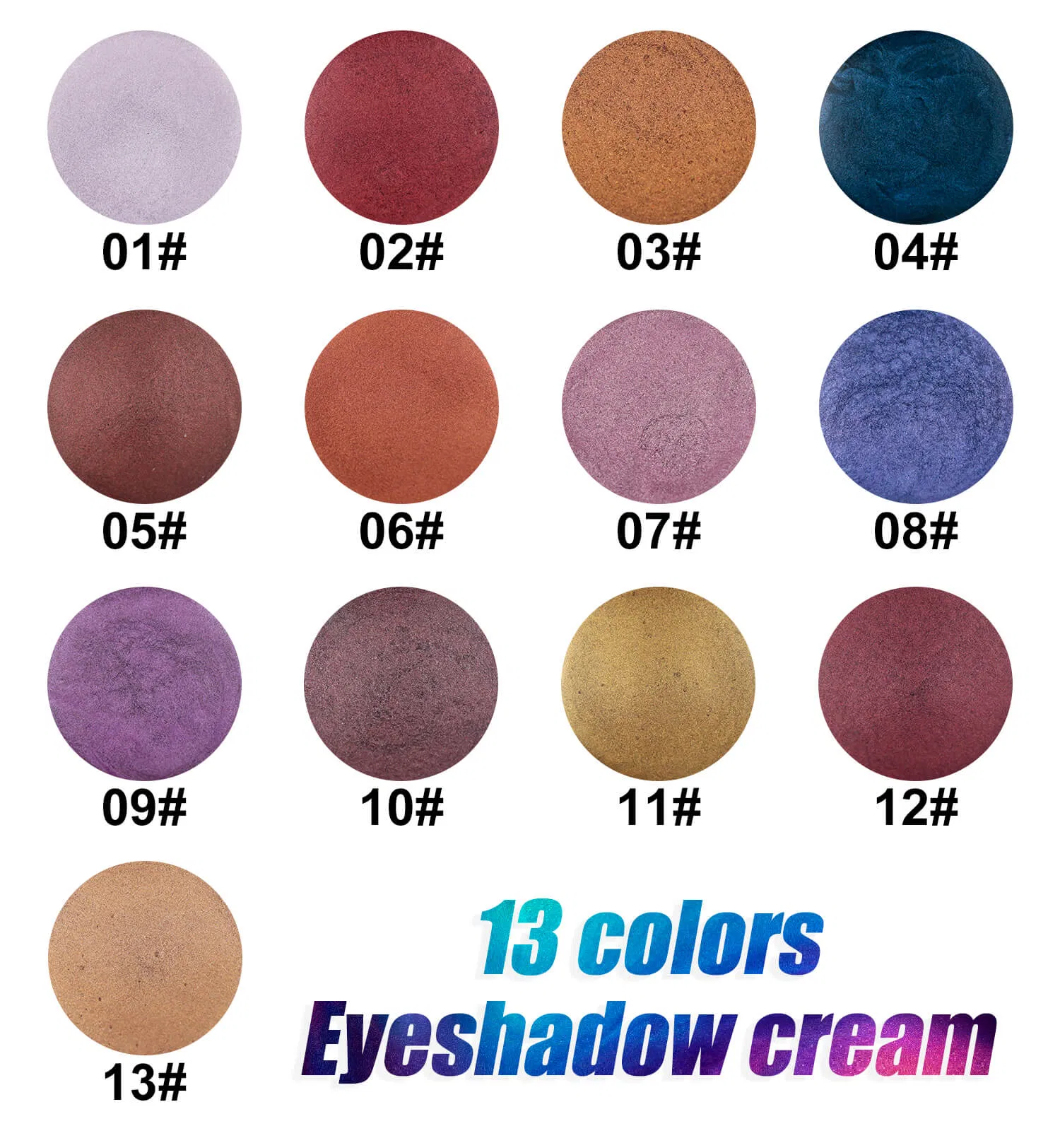 High-Quality Makeup Eyeshadow with Customer-Approved Logo
