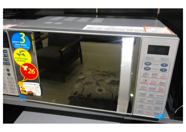 Cooking Appliance 0.9cuft Convection Microwave Oven 100 Auto Cooking Menusoil Free Cooking & Steam Clean